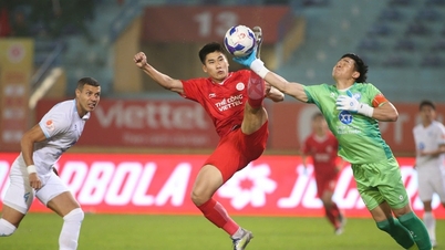 Ζωντανός αγώνας ποδοσφαίρου: TC Viettel 1-0 Nam Dinh: Ο αρχηγός του Βιετνάμ U23 αφήνει το στίγμα του.