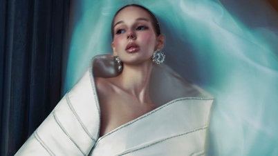 The designer brought the show to an ancient Russian castle.