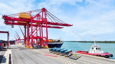 Da Nang: Travle containerforsendelser markerer starten på det nye årets eksportsesong.