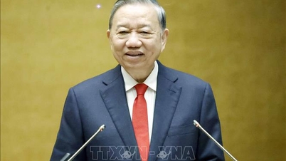 O Secretário-Geral To Lam fez um discurso na Conferência Nacional sobre a Implementação da Resolução 79-NQ/TW e da Resolução 80-NQ/TW.