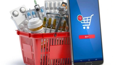 Instruktioner för att köpa läkemedel online via VNeID-appen.