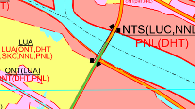 Planification des infrastructures pour la commune de Tien Lang, Hai Phong : Détails de la route de 2 km traversant la rivière Van Uc.