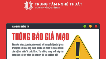 Atenção para sites falsos que se fazem passar pelo Centro de Artes da Cidade de Ho Chi Minh.