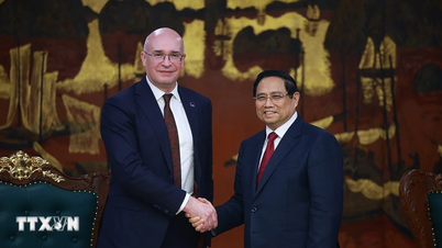 Premiér Pham Minh Chinh přijal generálního ředitele ruské tiskové agentury TASS.
