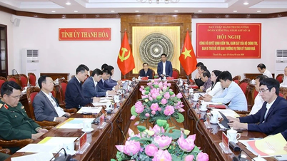 Annonce de la décision de procéder à une inspection et à une supervision du Comité permanent du Comité provincial du Parti de Thanh Hoa.