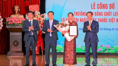 Thai Binh Medical College ha sido reconocido por cumplir con altos estándares de calidad a nivel nacional.