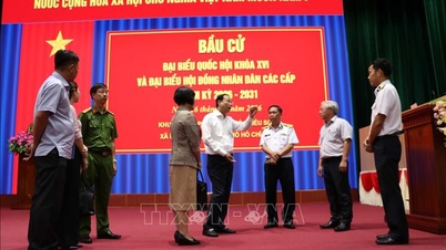 Hô Chi Minh-Ville est prête pour le vote anticipé en mer le matin du 26 février.