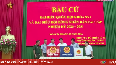 Ho Chi Minh-stad is klaar voor de vervroegde stemming op de ochtend van 26 februari.