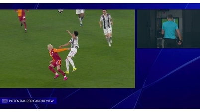 موقف نادر خلال خروج يوفنتوس المثير للجدل من دوري أبطال أوروبا.