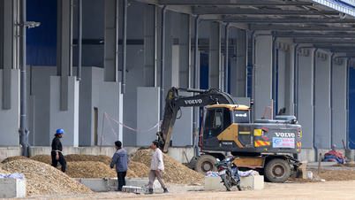 The Cat Bi cargo terminal has basically completed its main construction phase.