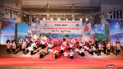 Cérémonie d'ouverture de la Semaine de la culture, du sport et du tourisme et du programme artistique « Quynh Nhai - L'appel de la rivière Da »