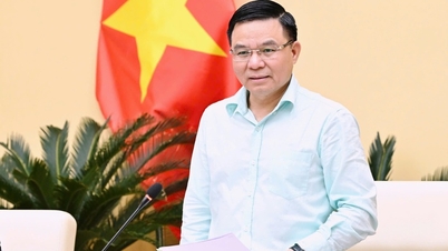 Le Manh Hung, lid van het Centraal Comité van de Communistische Partij en waarnemend minister van Industrie en Handel, stelt zich verkiesbaar als afgevaardigde voor de 16e Nationale Vergadering in Hai Phong.