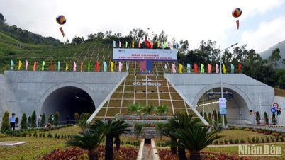 क्यू मोंग सुरंग के विस्तार में 900 बिलियन वीएनडी से अधिक का निवेश किया गया है।