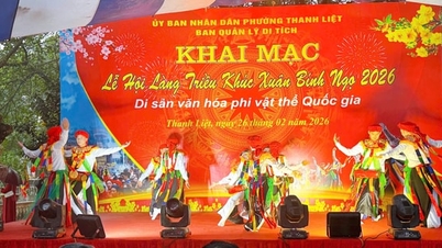 Thanh Liet avatta fel a Trieu Khuc Falufesztivált a Ló évének 2026-os tavaszán.