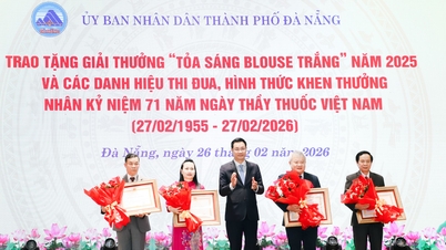 Orașul Da Nang onorează profesioniștii din domeniul medical și acordă premiul „Haina albă strălucitoare” în 2025.
