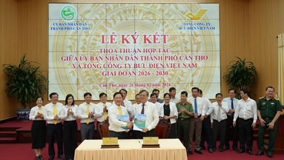Vietnam Post en de stad Can Tho: Verbetering van de dienstverlening aan burgers en bevordering van de digitale transformatie.