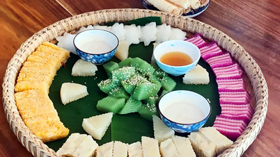 Plateau de gâteaux traditionnels de l'îlot de Con Son.