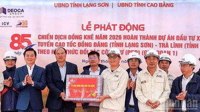 Lançamento de uma campanha de 85 dias para concluir o projeto da rodovia expressa Dong Dang-Tra Linh.