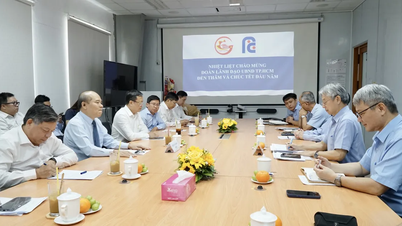 Die führenden Vertreter des Volkskomitees von Ho-Chi-Minh-Stadt übermitteln herausragenden Unternehmen Neujahrsgrüße.