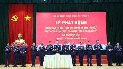 The Command of Coast Guard Region 3 launched the emulation movement "All people protect national security" and the emulation movement "Skilled mass mobilization," building "good mass mobilization units" for the period 2026–2030.