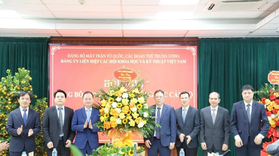 A Vietnami Tudományos és Technológiai Egyesületek Uniója pártbizottsági titkárának kinevezéséről szóló határozat bejelentése.