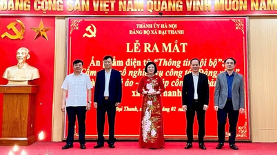 Komune Dai Thanh meluncurkan produk digital dalam kegiatan Partai.