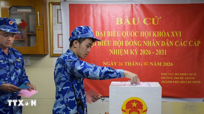 Bandar Raya Ho Chi Minh: Pengundian awal untuk pengundi yang berkhidmat di laut memastikan keselamatan dan kesungguhan.