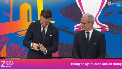 Incident at the Champions League draw
