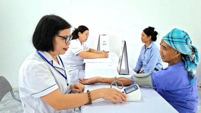Healthcare services for people in the mountainous area of ​​Hop Thanh.