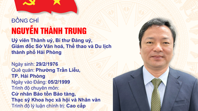 สหายเหงียน ทันห์ จุง ผู้อำนวยการกรมวัฒนธรรม กีฬา และการท่องเที่ยว ลงสมัครรับเลือกตั้งเป็นสมาชิกสภาแห่งชาติชุดที่ 16 ในเขตเลือกตั้งที่ 4