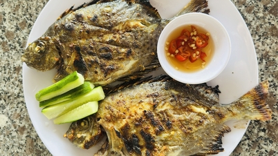 Eating grilled sea bream brings back memories of the old days.
