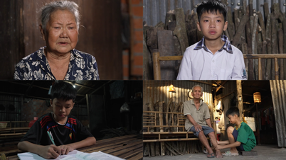 Huỳnh Lập burst into tears when a 7th-grade girl choked out, "Mom, please come home to me!"