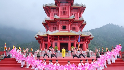 Upacara Pembukaan Festival Musim Semi Tay Yen Tu 2026: Menyebarkan semangat "Tiga Harmoni" Buddhisme Truc Lam, menegaskan nilai situs warisan dunia.