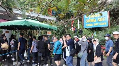 Ha Long Bay sjuder av turister tidigt på våren.