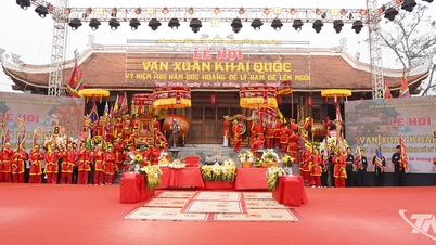 The "Van Xuan Khai Quoc" festival commemorates the 1,482nd anniversary of Emperor Ly Nam De's ascension to the throne.