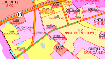 Planification des infrastructures pour la commune de Vinh Hai, Hai Phong : Détails d'une nouvelle route de 3 km.