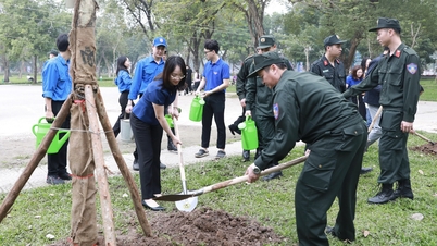 Kelurahan Hai Ba Trung menyelenggarakan upacara peluncuran Bulan Pemuda 2026 dan memulai Festival Penanaman Pohon.