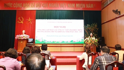 Kelurahan Hai Ba Trung mengumumkan dan bertemu dengan para kandidat Dewan Perwakilan Rakyat Kelurahan, periode II, 2026-2031.