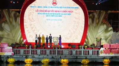 ស្មុគស្មាញ​ទេសភាព និងបុរាណវិទ្យា Tam Chúc បានទទួលសេចក្តីសម្រេច​ចាត់ថ្នាក់ជាវិមានជាតិពិសេស។