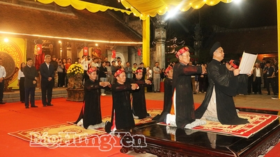 ការហាត់សមទូទៅសម្រាប់ពិធីបើកពិធីបុណ្យវត្តត្រឹន នៅខេត្តហឹងអៀន ឆ្នាំ២០២៦។