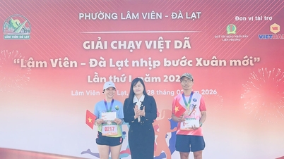 De eerste "Lam Vien - Da Lat Lente" crosscountrywedstrijd.