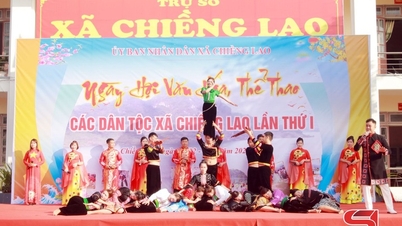 Ceremonia de apertura del Primer Festival Cultural y Deportivo de Grupos Étnicos de la Comuna de Chiềng Lao, 2026