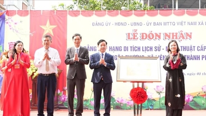 Komune Lien Minh menerima Sijil Penarafan sebagai Peninggalan Sejarah dan Artistik untuk rumah komunal Co Ngoa Thuong.