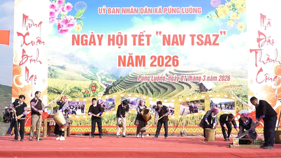 احتفال Nav Tsaz Tet النابض بالحياة في عام 2026 في بلدية Púng Luông