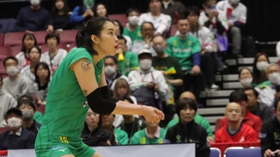 Zwei vietnamesische Volleyballspielerinnen glänzen und sorgen in Japan für Erstaunen.