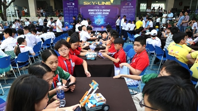 Ratusan siswa di Da Nang berkompetisi di Robotics & Drone Challenge 2026.