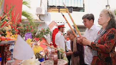 Commemoration ceremony for the 38 martyrs who sacrificed their lives during the Tet Offensive and Uprising of 1968.