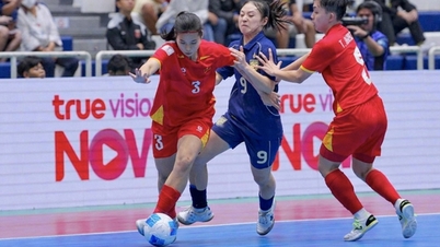 Kekalahan yang disayangkan bagi tim futsal putri Vietnam.