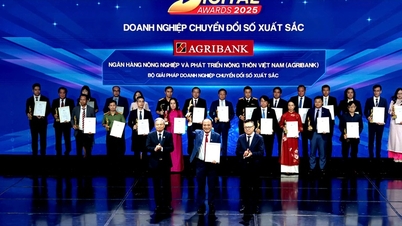 “Bộ Giải pháp doanh nghiệp chuyển đổi số Xuất sắc” của Agribank được vinh danh tại Lễ trao giải thưởng Chuyển đổi số Việt Nam