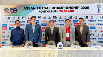 ベトナムは2026年東南アジアフットサル選手権でタイと同じグループに入ることになる。